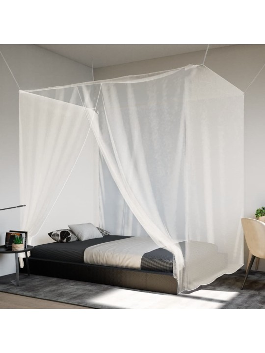 Závěsná moskytiéra 156 síťovina bílá 220 x 150 x 180 cm