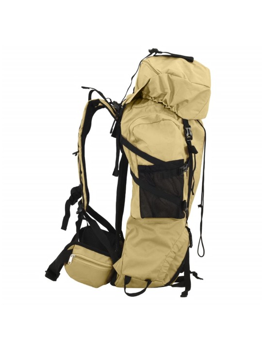 Turistický batoh khaki 80 L tkanina oxford