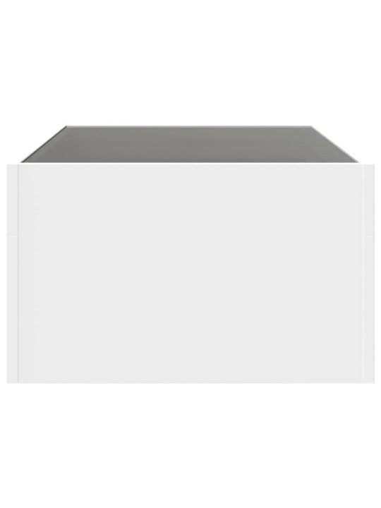 Konferenční stolek s Infinity LED bílý 90 x 50 x 30 cm