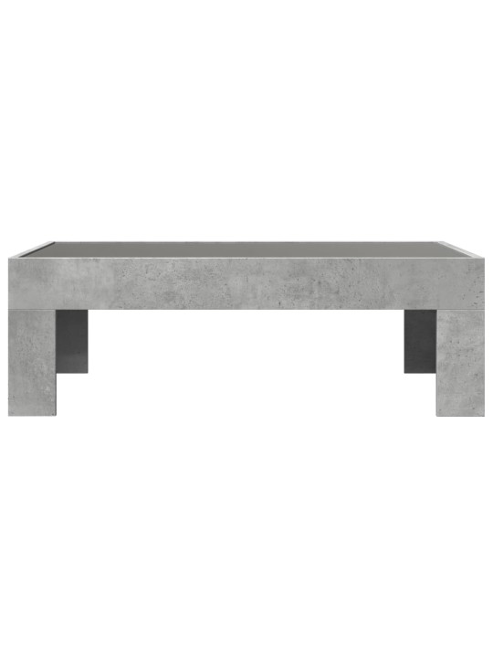 Konferenční stolek s Infinity LED betonově šedý 90 x 50 x 30 cm