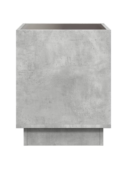 Konferenční stolek s Infinity LED betonově šedý 40 x 40 x 50 cm
