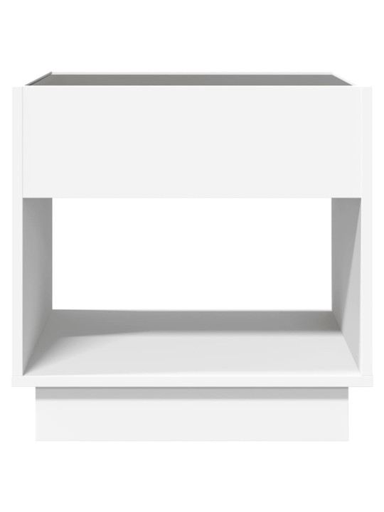 Konferenční stolek s Infinity LED bílý 50 x 50 x 50 cm