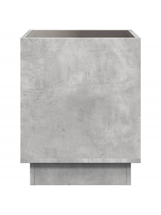 Konferenční stolek s Infinity LED betonově šedý 50 x 50 x 50 cm