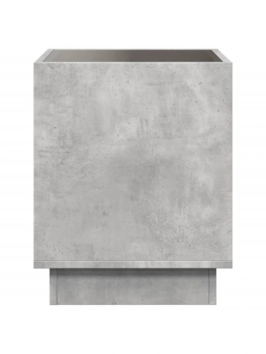 Konferenční stolek s Infinity LED betonově šedý 50 x 50 x 50 cm