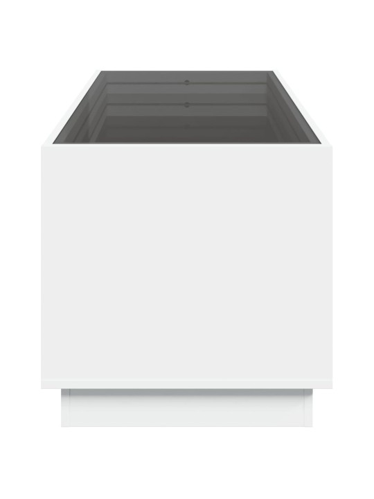 Konferenční stolek s Infinity LED bílý 90 x 50 x 50 cm