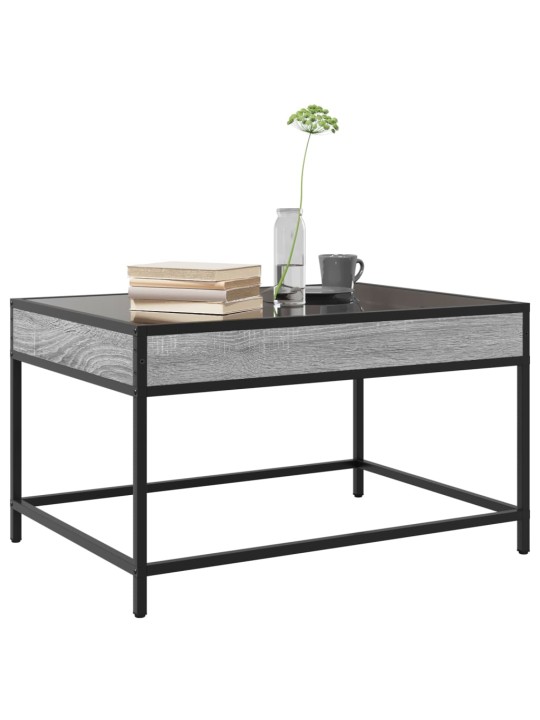 Konferenční stolek s Infinity LED šedý sonoma 70 x 50 x 41 cm