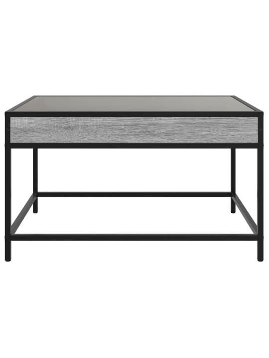 Konferenční stolek s Infinity LED šedý sonoma 70 x 50 x 41 cm