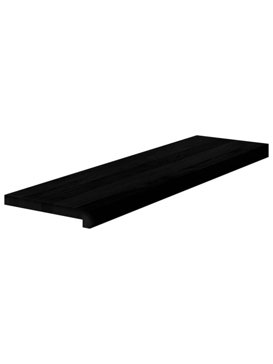 Nášlapy na schody 4 ks světle hnědé 90x30x2 cm masivní dub