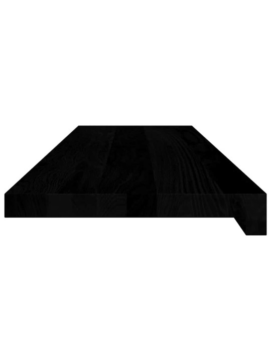 Nášlapy na schody 4 ks světle hnědé 90x30x2 cm masivní dub