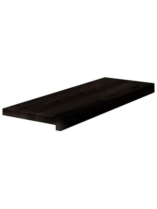 Nášlapy na schody 12 ks světle hnědé 70x25x2 cm masivní dub