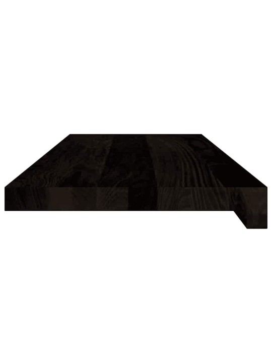 Nášlapy na schody 12 ks světle hnědé 70x25x2 cm masivní dub