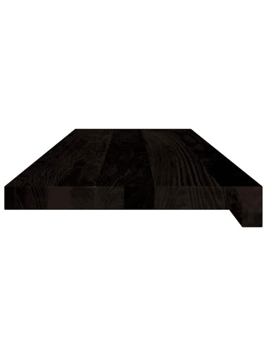 Nášlapy na schody 16 ks světle hnědé 80x30x2 cm masivní dub