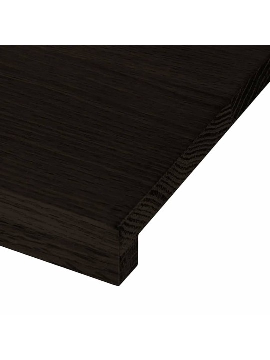 Nášlapy na schody 16 ks světle hnědé 120x30x2 cm masivní dub