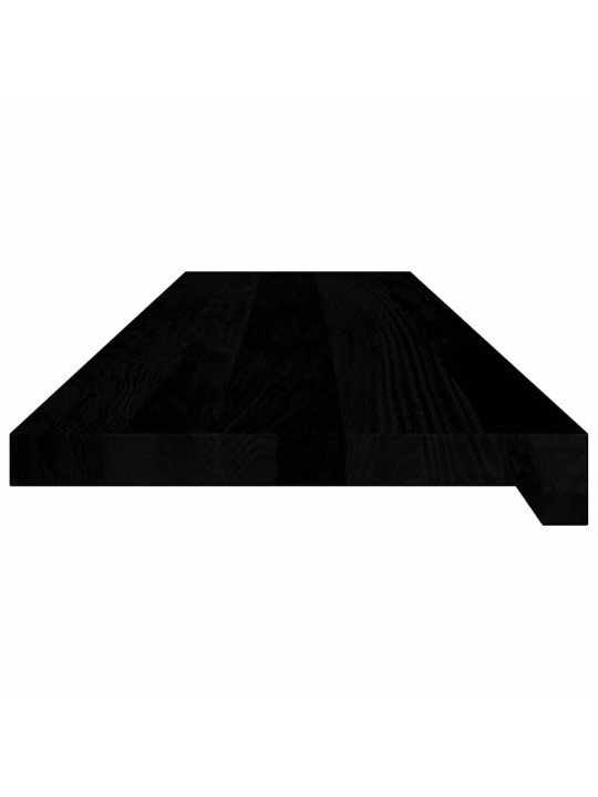 Nášlapy na schody 2 ks světle hnědé 100x25x2 cm masivní dub