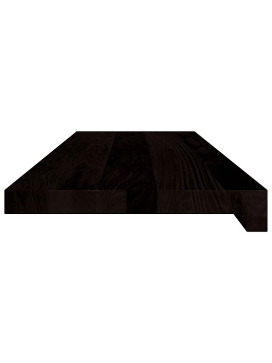 Nášlapy na schody 2 ks světle hnědé 80x30x2 cm masivní dub