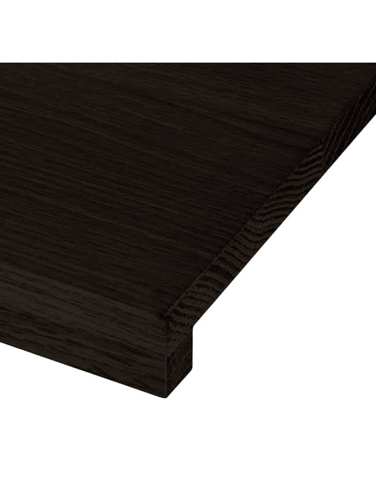 Nášlapy na schody 2 ks světle hnědé 110x30x2 cm masivní dub