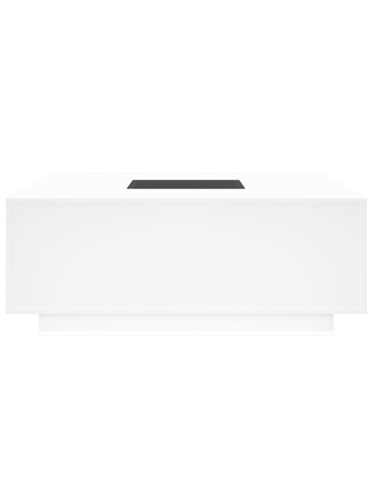 Konferenční stolek s Infinity LED bílý 100 x 100 x 40 cm