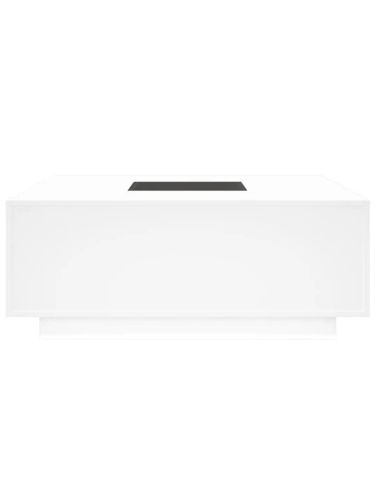 Konferenční stolek s Infinity LED bílý 100 x 100 x 40 cm