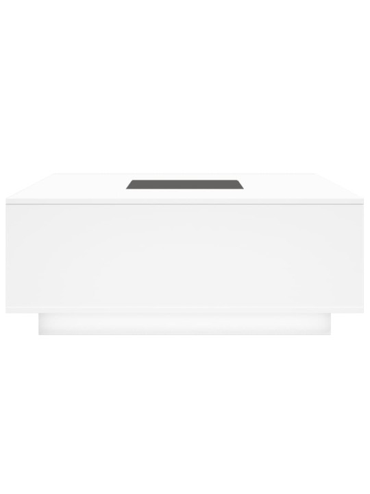 Konferenční stolek s Infinity LED bílý 100 x 100 x 40 cm