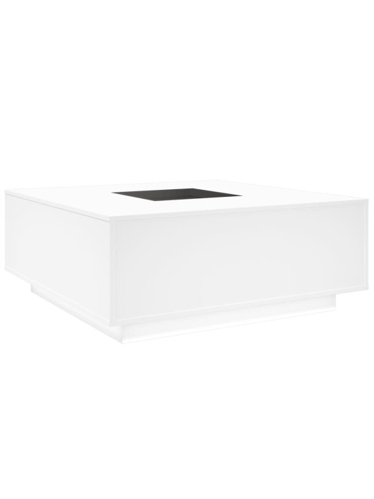 Konferenční stolek s Infinity LED bílý 100 x 100 x 40 cm