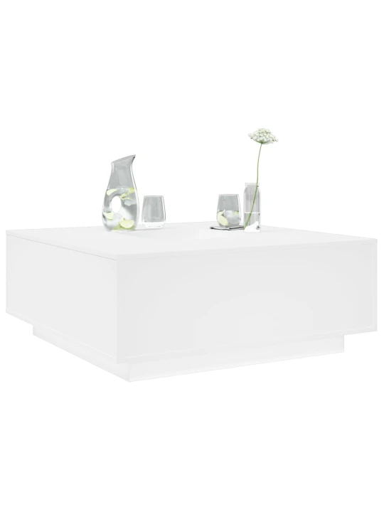 Konferenční stolek bílý 100 x 100 x 40 cm kompozitní dřevo