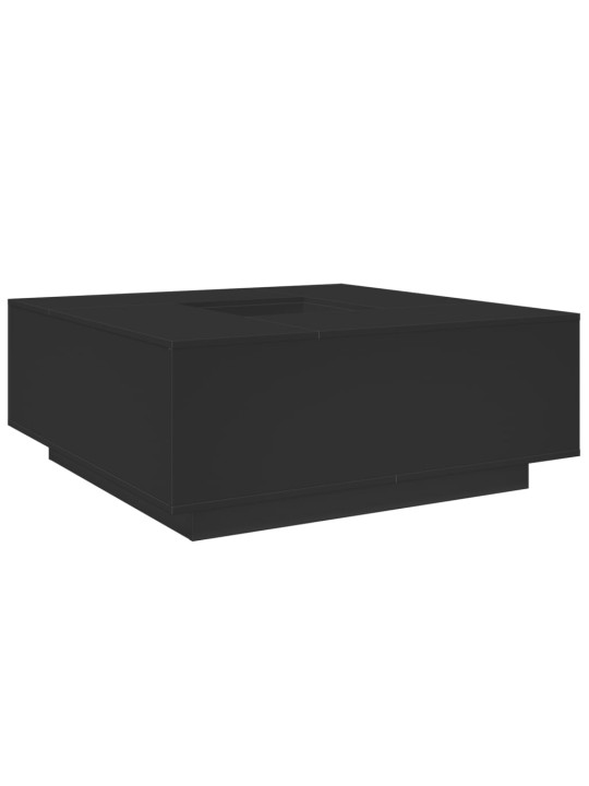 Konferenční stolek černý 100 x 100 x 40 cm kompozitní dřevo