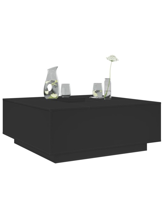 Konferenční stolek černý 100 x 100 x 40 cm kompozitní dřevo