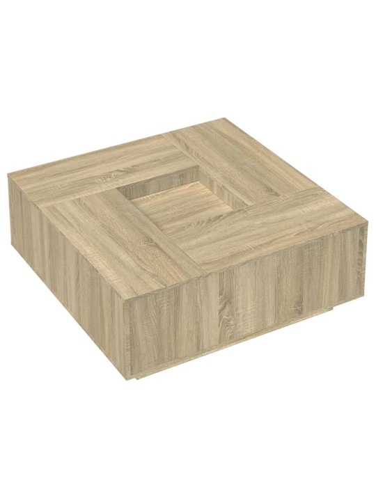 Konferenční stolek dub sonoma 100x100x40 cm kompozitní dřevo