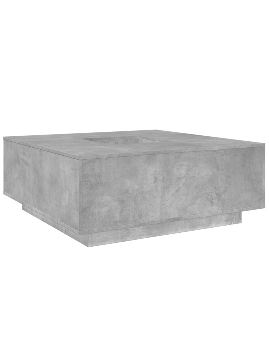 Konferenční stolek betonově šedý 100x100x40 cm kompozitní dřevo