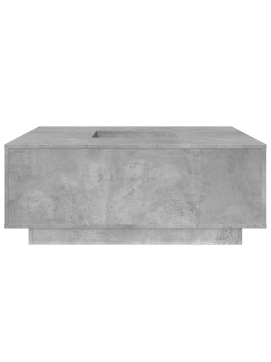 Konferenční stolek betonově šedý 100x100x40 cm kompozitní dřevo