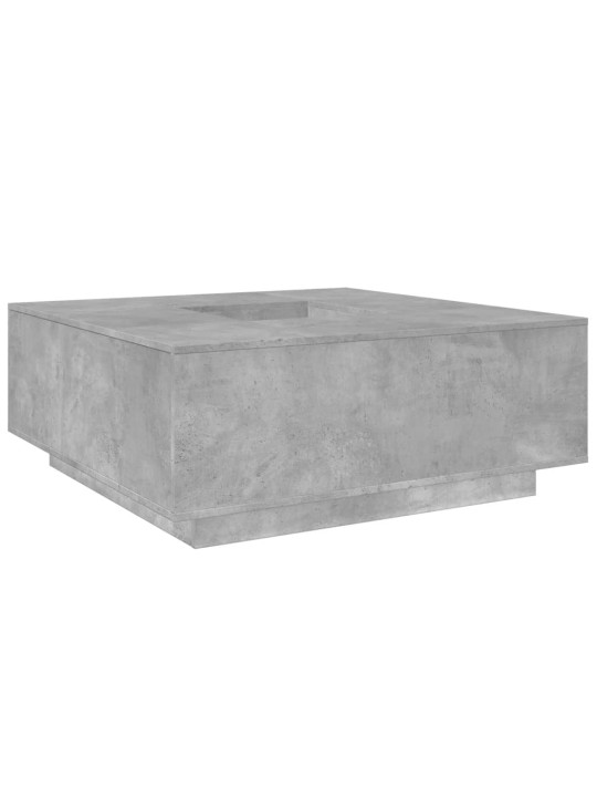 Konferenční stolek betonově šedý 100x100x40 cm kompozitní dřevo