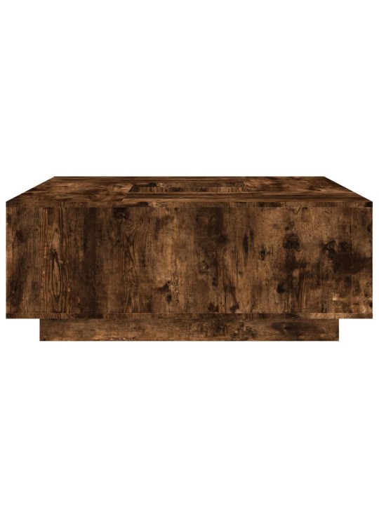 Konferenční stolek kouřový dub 100x100x40 cm kompozitní dřevo