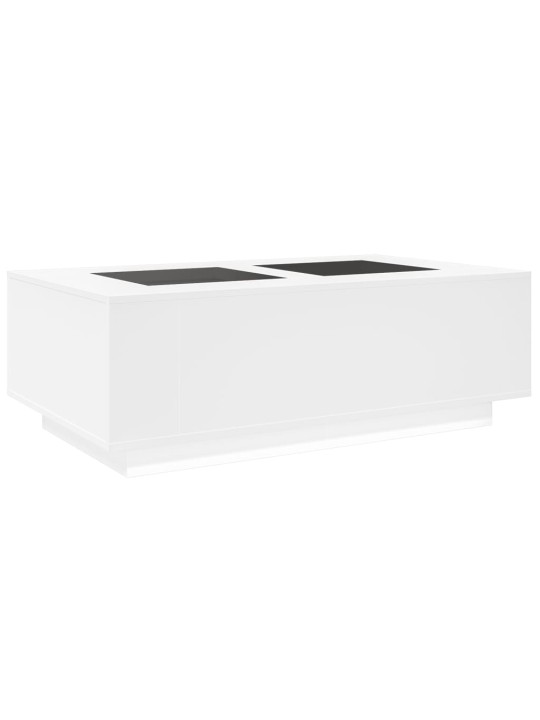 Konferenční stolek s Infinity LED bílý 116 x 69 x 40 cm