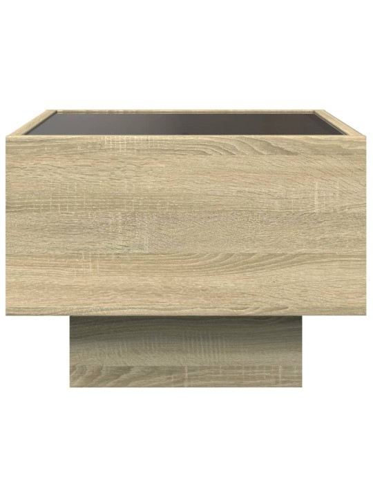 Noční stolek s Infinity LED dub sonoma 40 x 40 x 30 cm