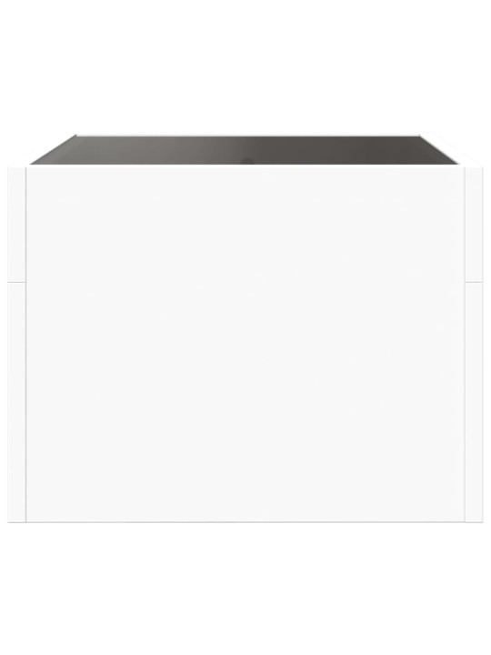 Noční stolek s Infinity LED bílý 40 x 40 x 30 cm