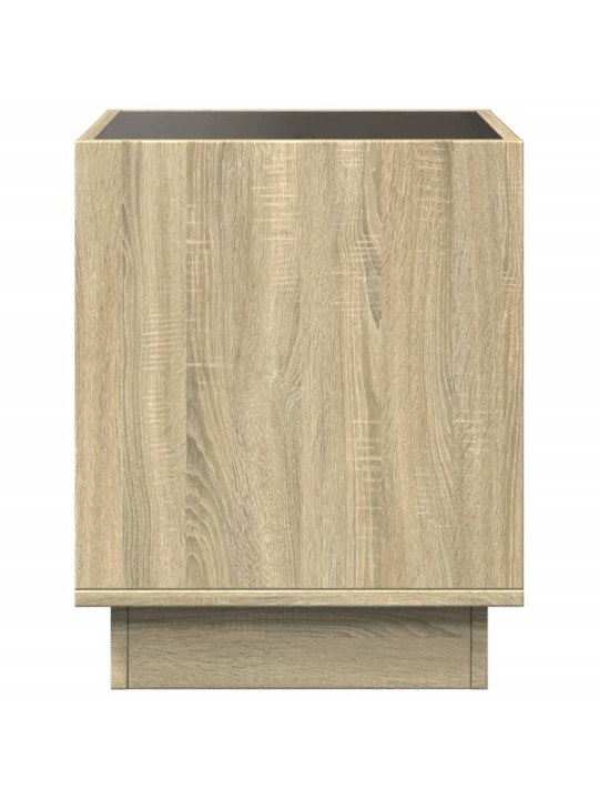 Noční stolek s Infinity LED dub sonoma 40 x 40 x 50 cm