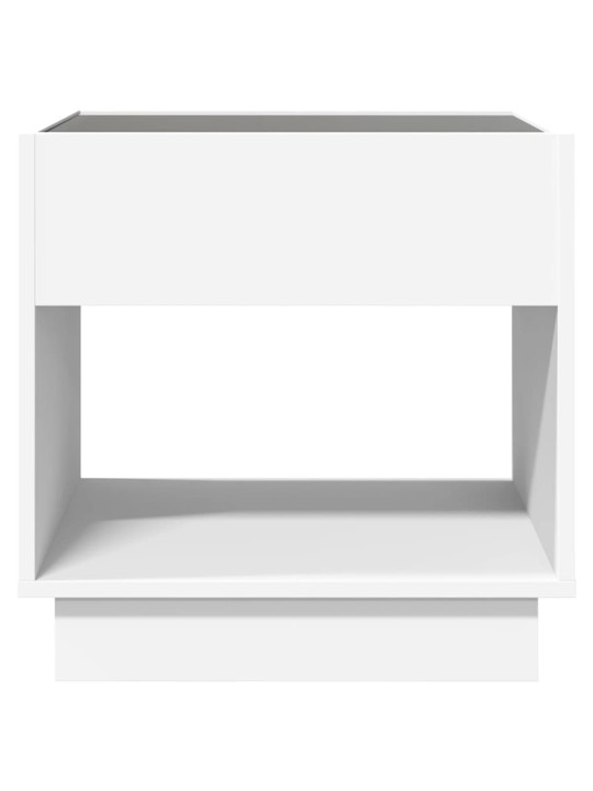 Noční stolek s Infinity LED bílý 50 x 50 x 50 cm