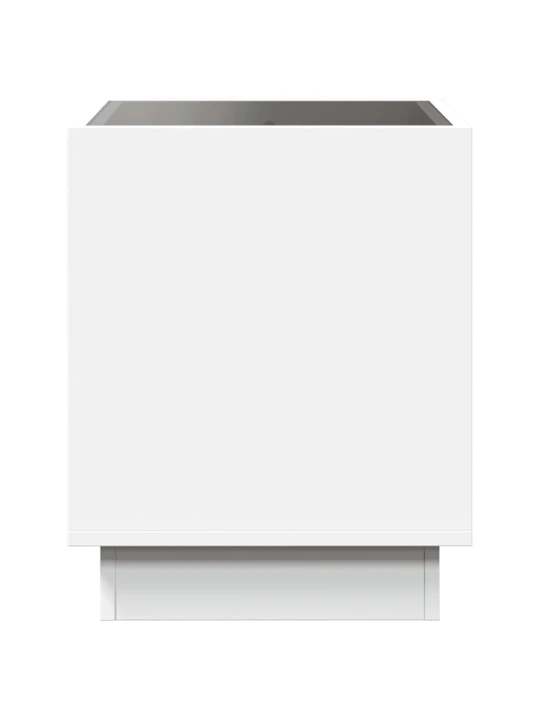 Noční stolek s Infinity LED bílý 50 x 50 x 50 cm