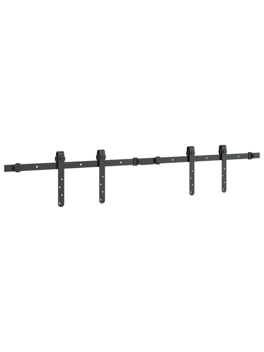 Kování pro posuvné dveře skříně 122 cm uhlíková ocel
