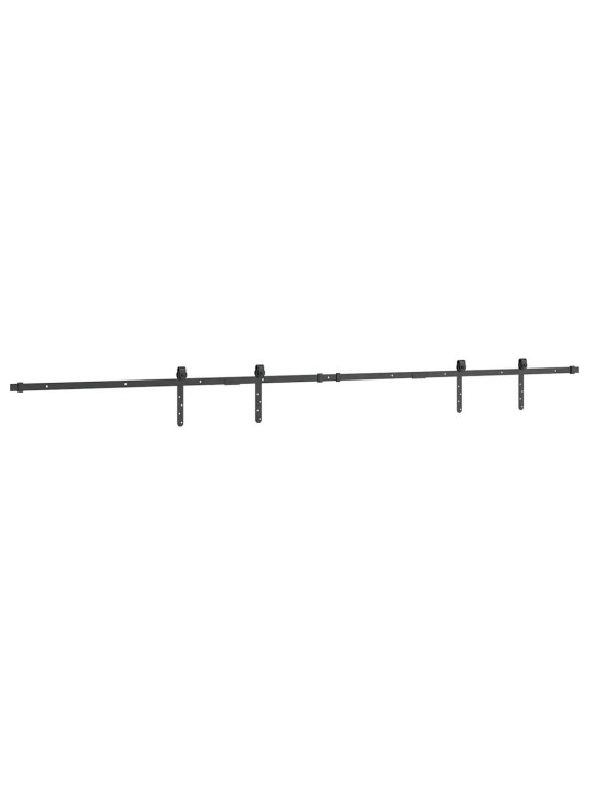Kování pro posuvné dveře skříně 244 cm uhlíková ocel