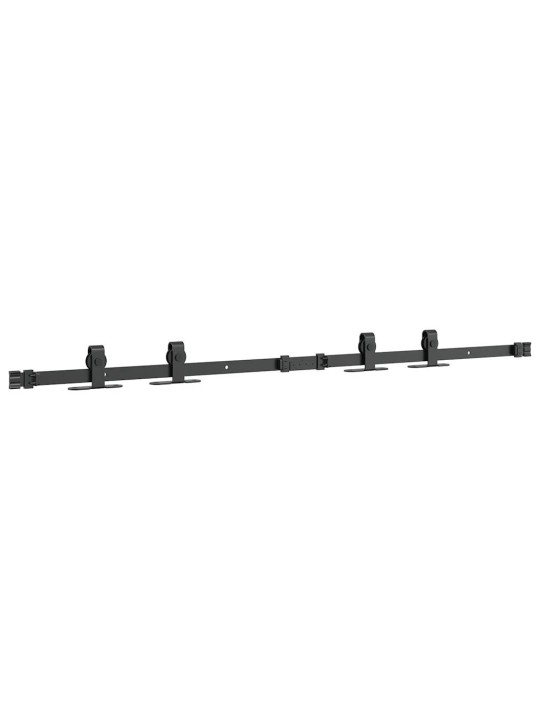 Kování pro posuvné dveře skříně 122 cm uhlíková ocel