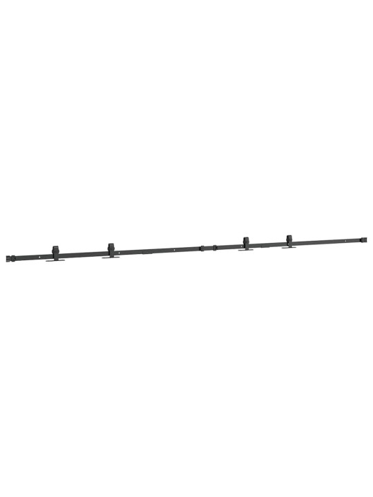 Kování pro posuvné dveře skříně 244 cm uhlíková ocel