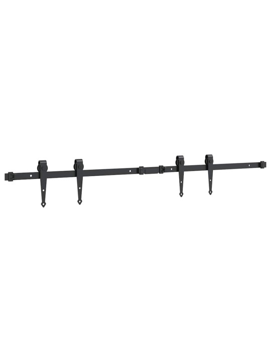Kování pro posuvné dveře skříně 122 cm uhlíková ocel