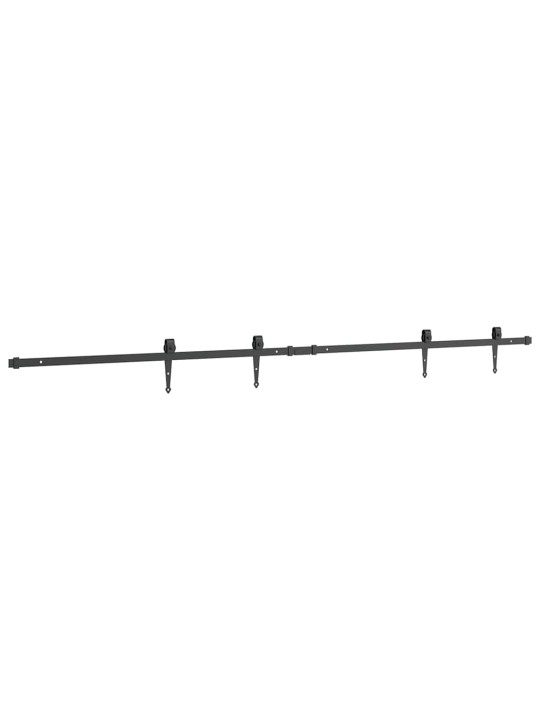 Kování pro posuvné dveře skříně 200 cm uhlíková ocel