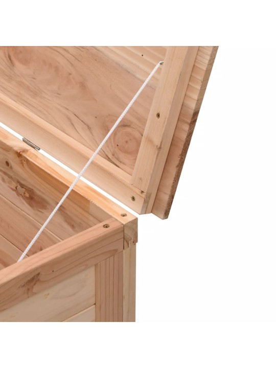 Zahradní box na podušky 99 x 50 x 56,5 cm masivní jedlové dřevo