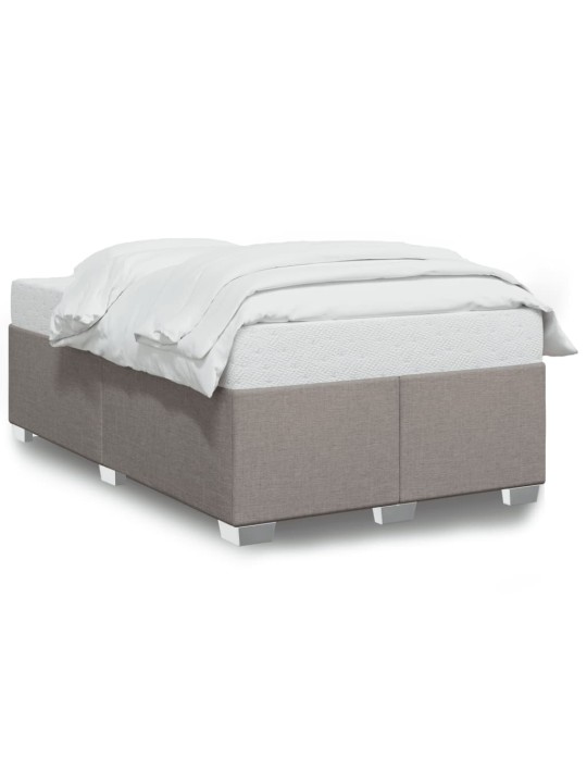 Rám postele bez matrací taupe 120x190 cm textil