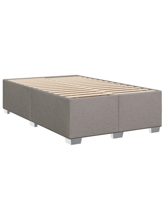 Rám postele bez matrací taupe 120x190 cm textil