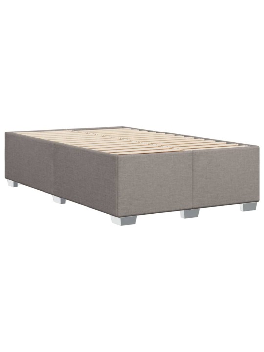 Rám postele bez matrací taupe 120x190 cm textil