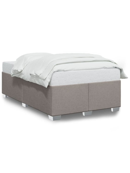 Rám postele bez matrace taupe 120 x 200 cm textil