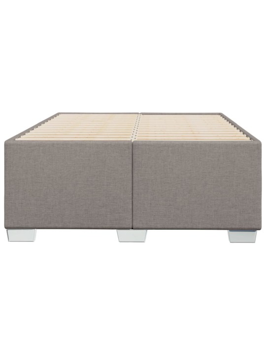 Rám postele bez matrace taupe 120 x 200 cm textil